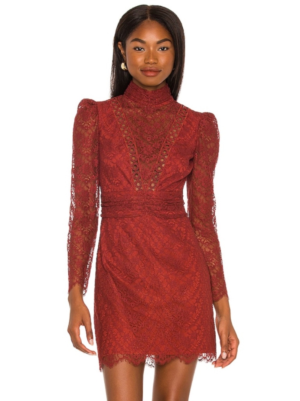 SAYLOR Celia Dress Lace Mini Party Cocktail XS